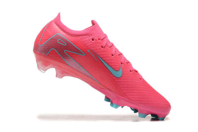Men's Nike Air Zoom Mercurial Vapor 16 Elite FG Firm Ground High-Tops Football Boots - Pink/Mint