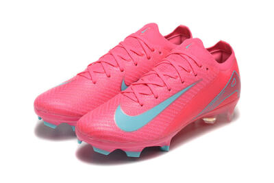 Men's Nike Air Zoom Mercurial Vapor 16 Elite FG Firm Ground High-Tops Football Boots - Pink/Mint