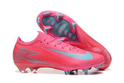 Men's Nike Air Zoom Mercurial Vapor 16 Elite FG Firm Ground High-Tops Football Boots - Pink/Mint