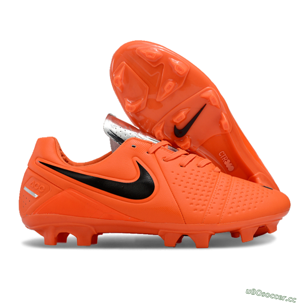 Men's Nike CTR360 Maestri III FG Firm Ground Low-Tops Football Boots - Orange/Black 2