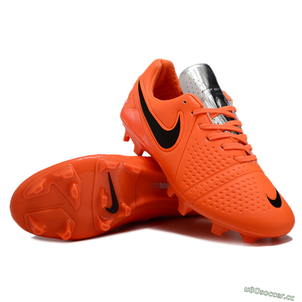Men's Nike CTR360 Maestri III FG Firm Ground Low-Tops Football Boots - Orange/Black 3