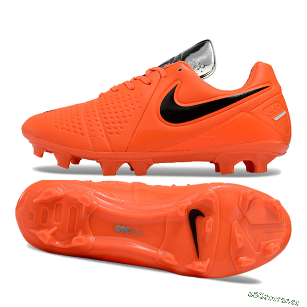 Men's Nike CTR360 Maestri III FG Firm Ground Low-Tops Football Boots - Orange/Black 1