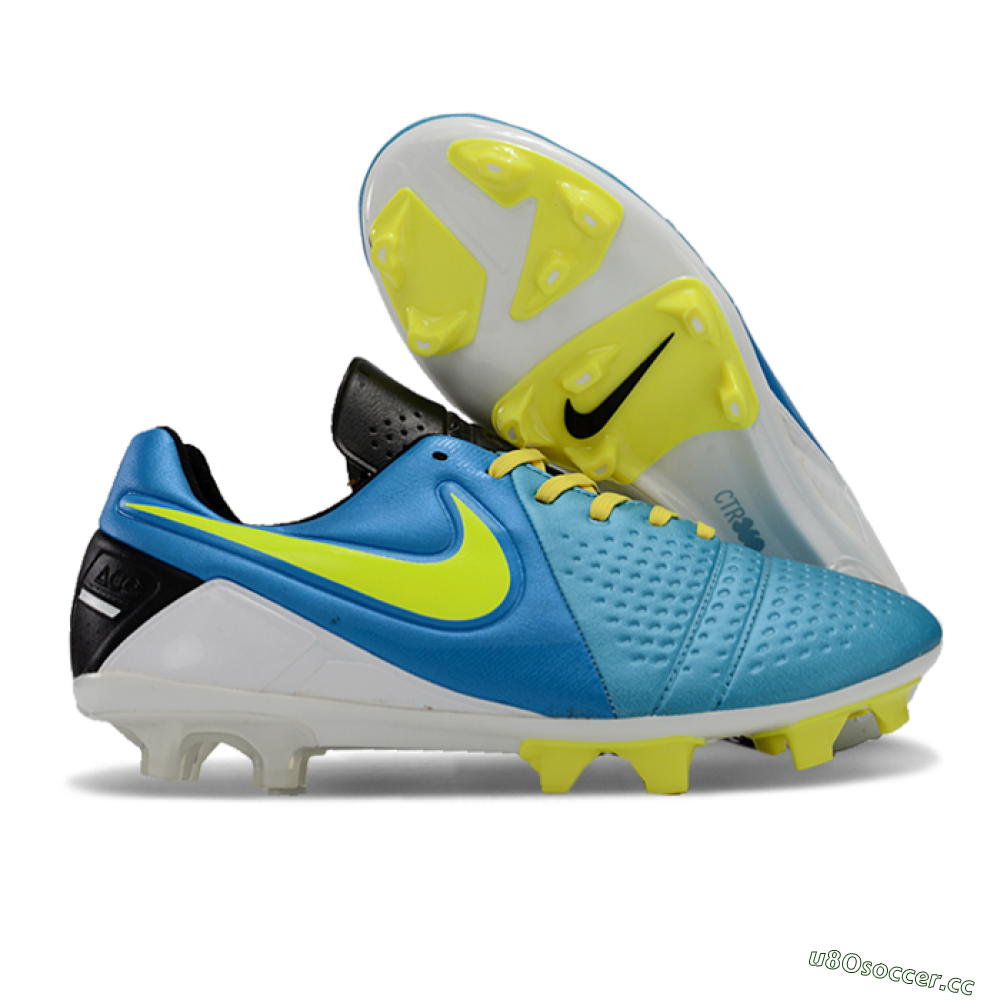 Men's Nike CTR360 Maestri III FG Firm Ground Low-Tops Football Boots - Blue/Yellow/Black 2