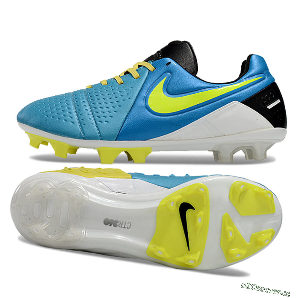 Men's Nike CTR360 Maestri III FG Firm Ground Low-Tops Football Boots - Blue/Yellow/Black 1