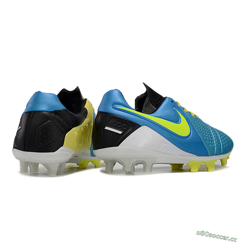 Men's Nike CTR360 Maestri III FG Firm Ground Low-Tops Football Boots - Blue/Yellow/Black 6