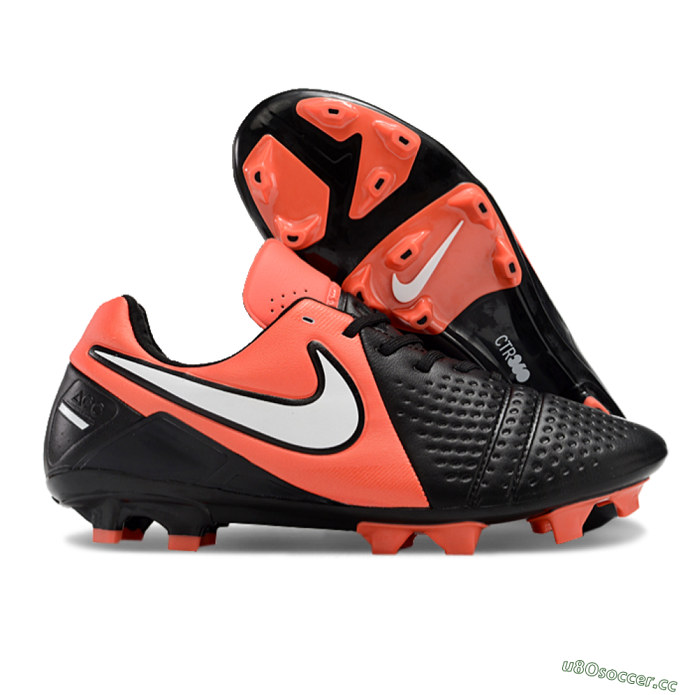 Men's Nike CTR360 Maestri III FG Firm Ground Low-Tops Football Boots - Black/Orange 2
