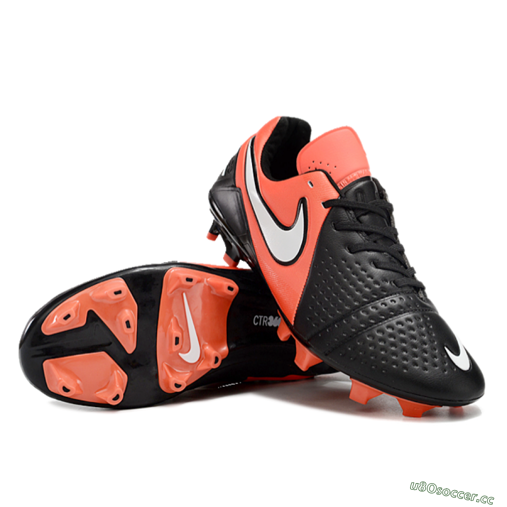 Men's Nike CTR360 Maestri III FG Firm Ground Low-Tops Football Boots - Black/Orange 3