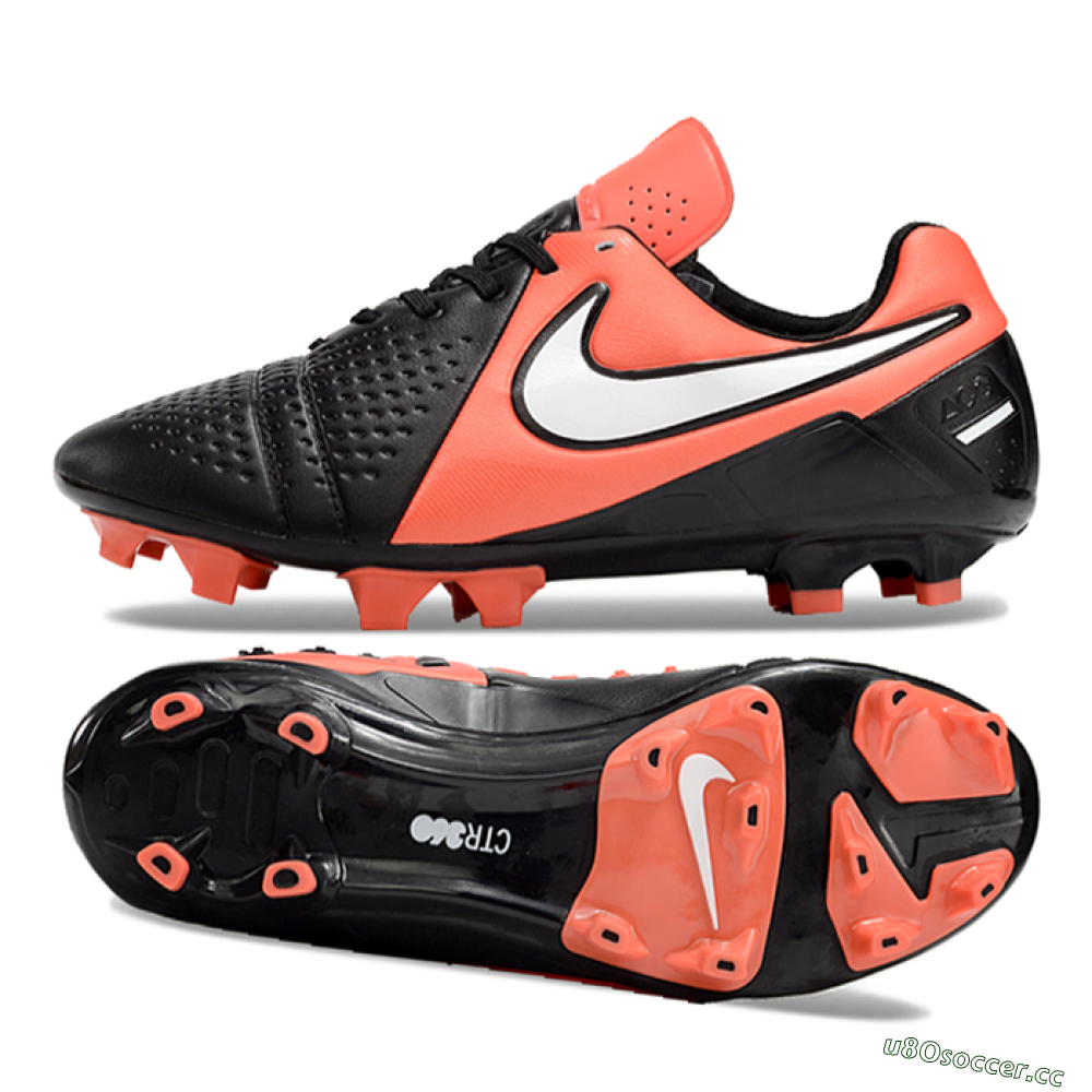 Men's Nike CTR360 Maestri III FG Firm Ground Low-Tops Football Boots - Black/Orange 1