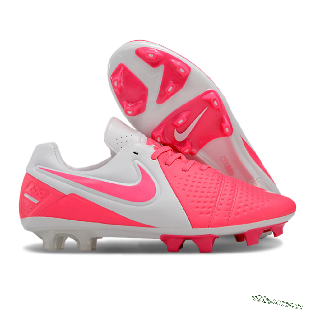 Men's Nike CTR360 Maestri III FG Firm Ground Low-Tops Football Boots - Pink/White 2