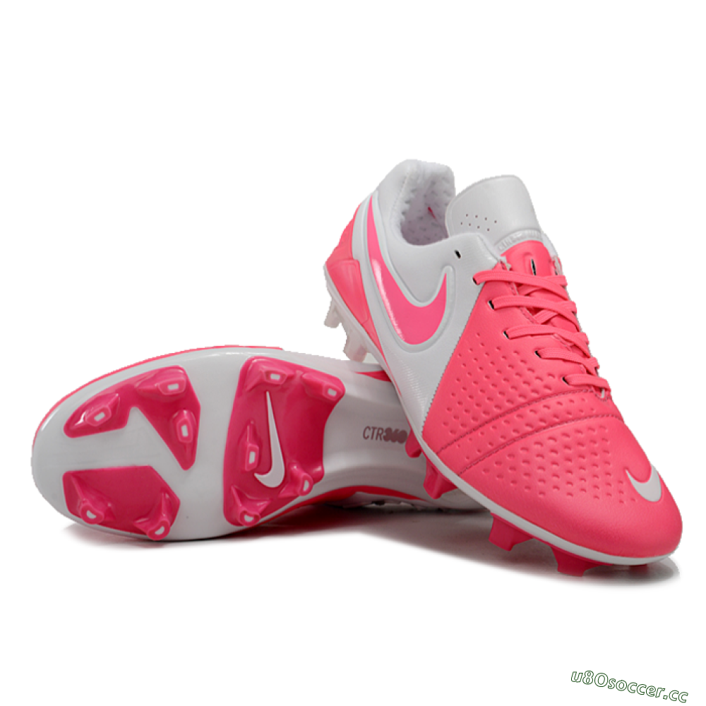 Men's Nike CTR360 Maestri III FG Firm Ground Low-Tops Football Boots - Pink/White 3