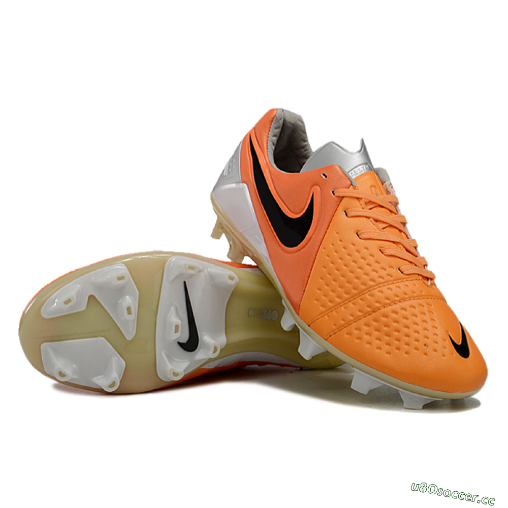 Men's Nike CTR360 Maestri III FG Firm Ground Low-Tops Football Boots - Orange/Black 3