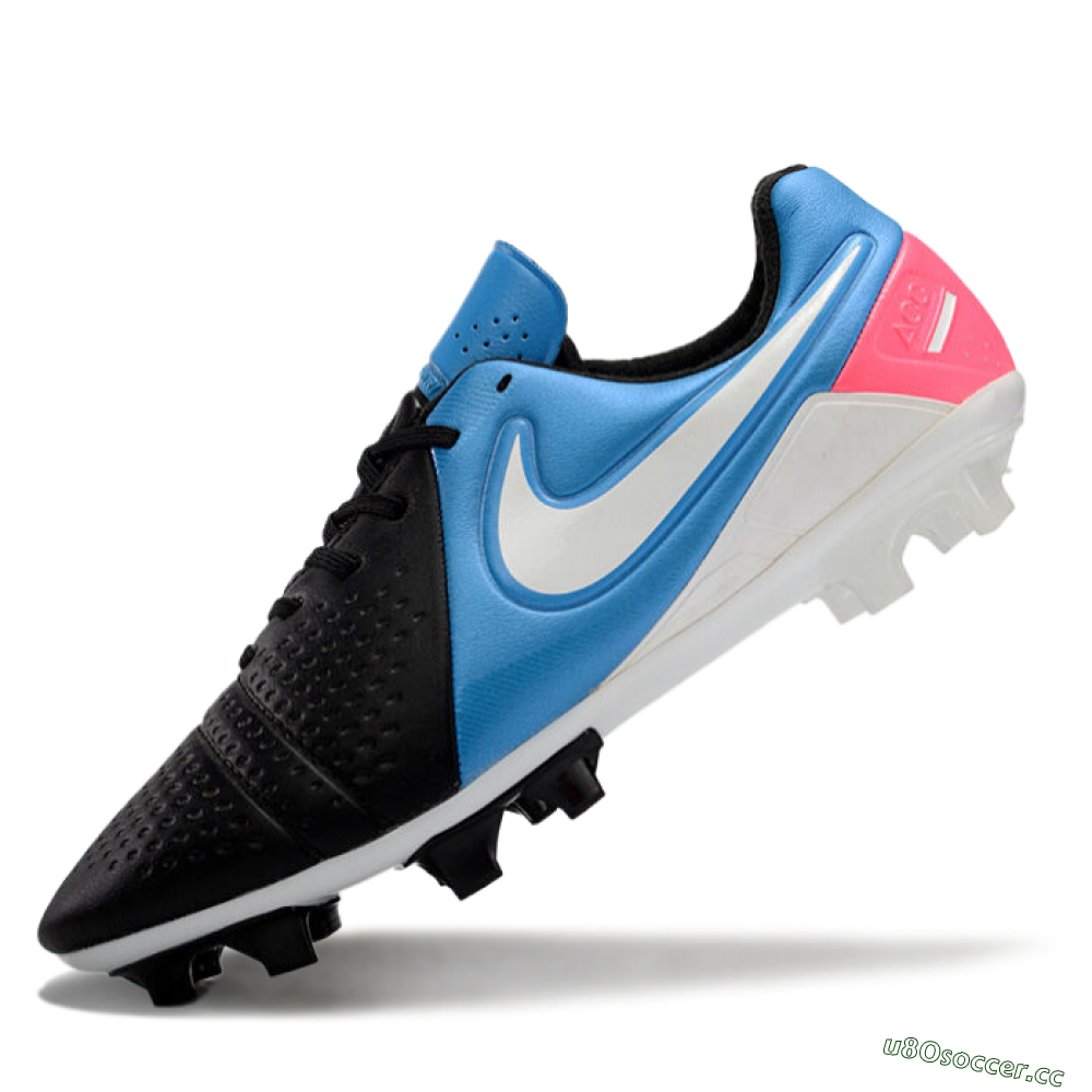 Men's Nike CTR360 Maestri III FG Firm Ground Low-Tops Football Boots - Blue/Black/Pink 4