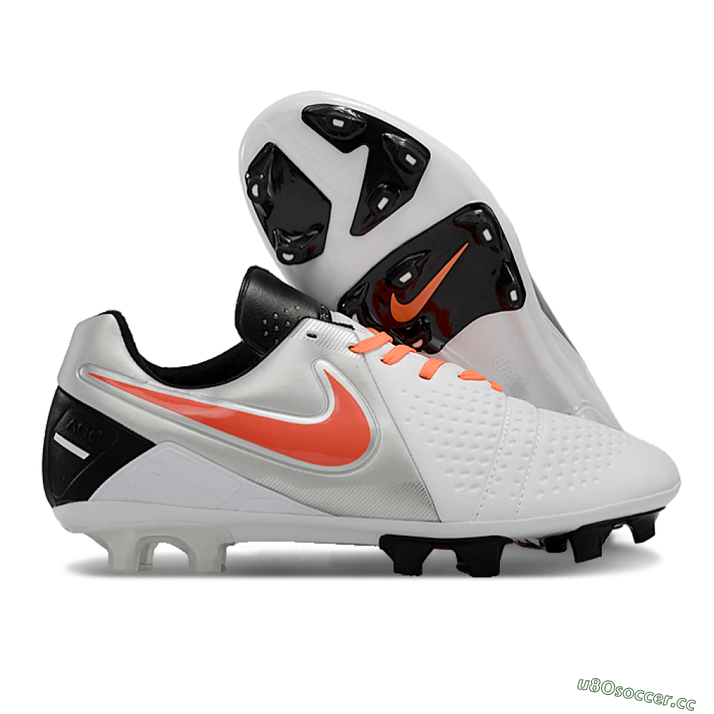 Men's Nike CTR360 Maestri III FG Firm Ground Low-Tops Football Boots - Grey/Red/Black 2