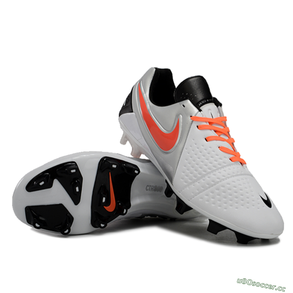 Men's Nike CTR360 Maestri III FG Firm Ground Low-Tops Football Boots - Grey/Red/Black 3
