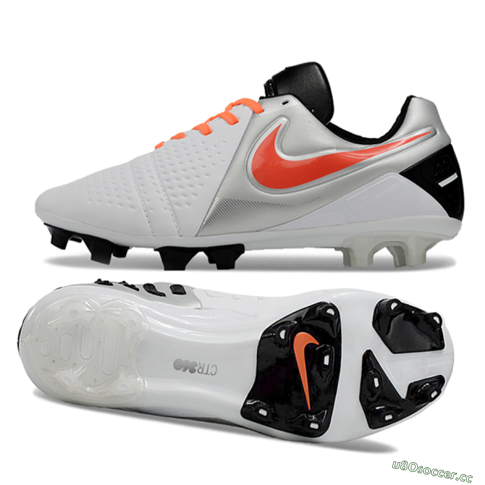 Men's Nike CTR360 Maestri III FG Firm Ground Low-Tops Football Boots - Grey/Red/Black 1