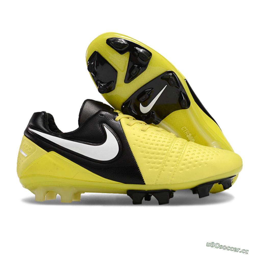 Men's Nike CTR360 Maestri III FG Firm Ground Low-Tops Football Boots - Yellow/Black 2