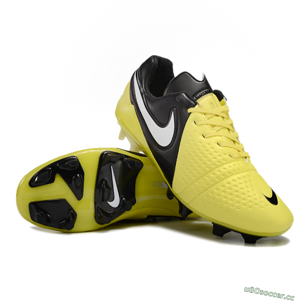 Men's Nike CTR360 Maestri III FG Firm Ground Low-Tops Football Boots - Yellow/Black 3