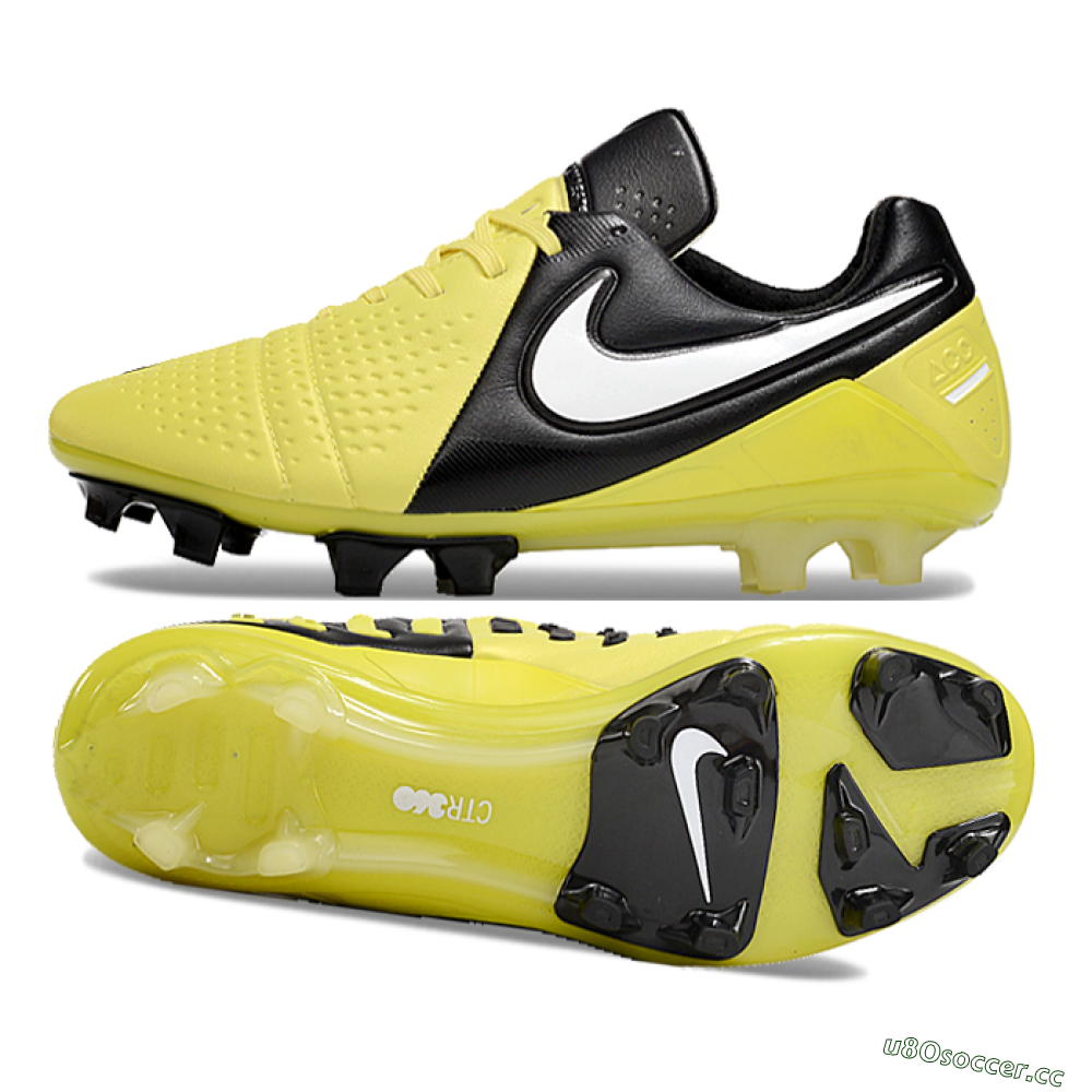 Men's Nike CTR360 Maestri III FG Firm Ground Low-Tops Football Boots - Yellow/Black 1
