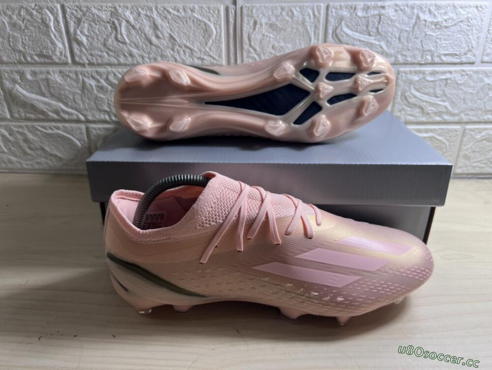 Men's Adidas X Speedportal.1 FG Firm Ground Low-Tops Football Boots - Beige/Black
