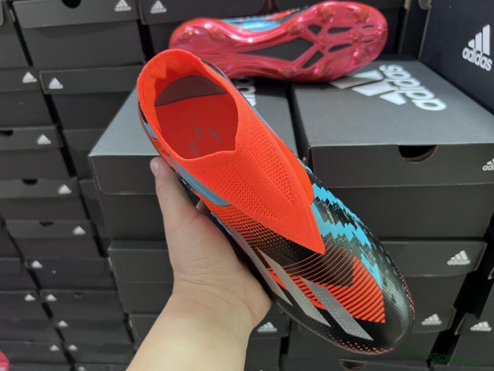 Men's Adidas X Speedportal+ FG Firm Ground Low-Tops Football Boots - Orange/Black