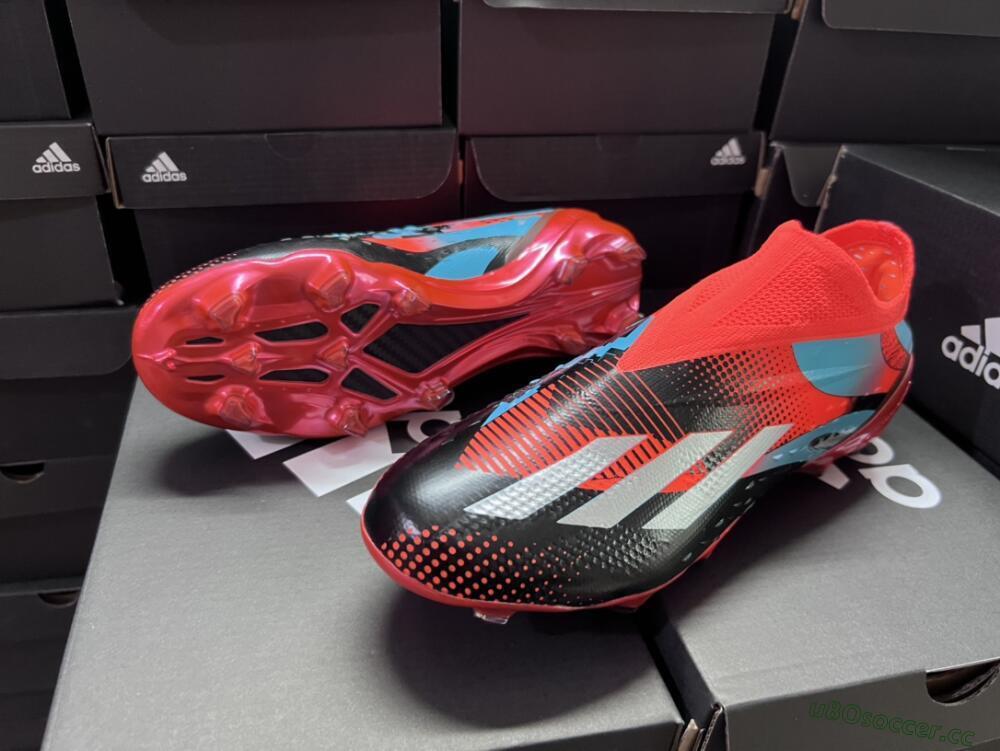 Men's Adidas X Speedportal+ FG Firm Ground Low-Tops Football Boots - Orange/Black