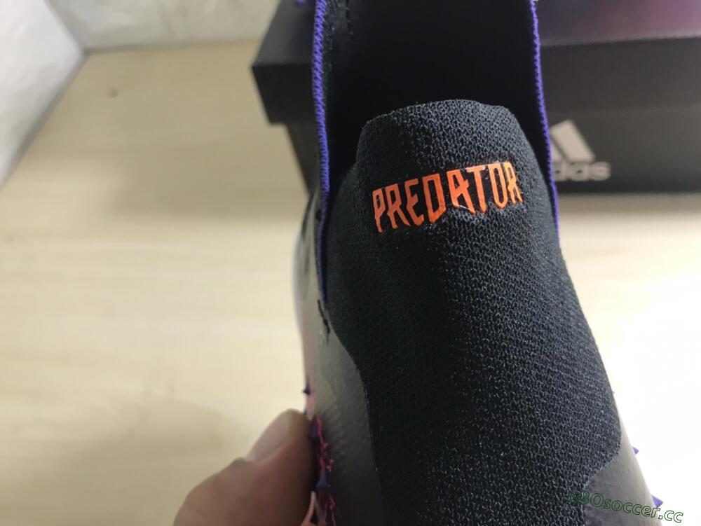 Men's Adidas Predator Freak+ TF Artificial Turf High-Tops Football Shoes - Black/Purple/Pink