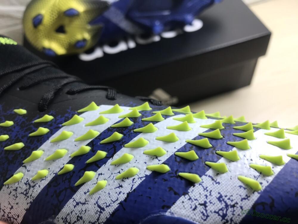 Unisex Adidas Predator Freak.1 FG Firm Ground High-Tops Football Boots - Black/Blue/White