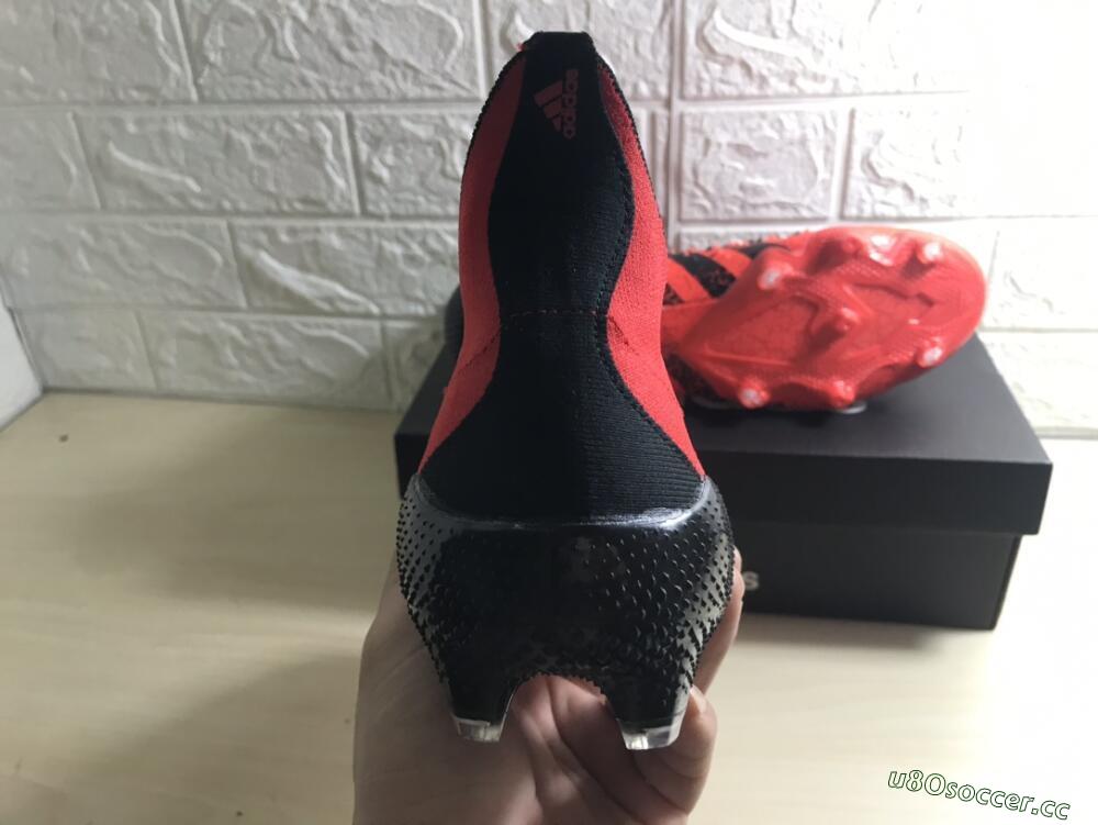 Unisex Adidas Predator Freak.1 FG Firm Ground High-Tops Football Boots - Red/Black