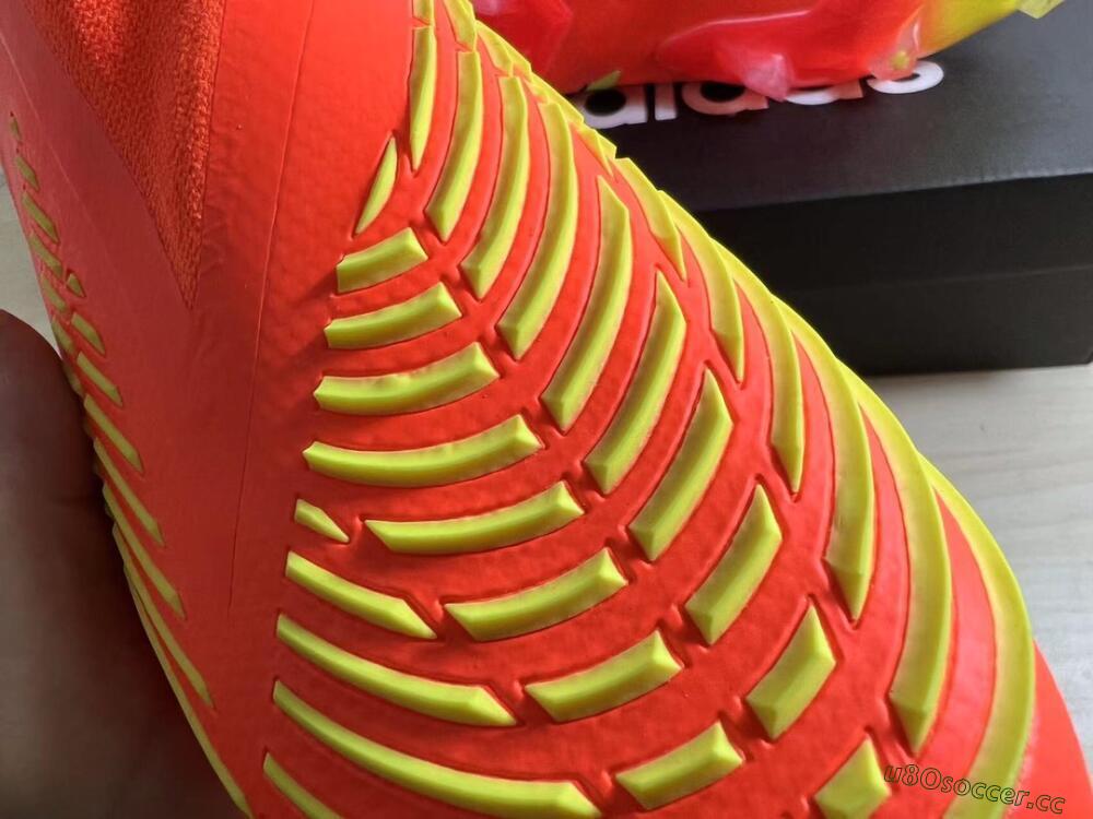 Men's Adidas Predator Edge.1 Low FG Firm Ground Low-Tops Football Boots - Orange/Yellow