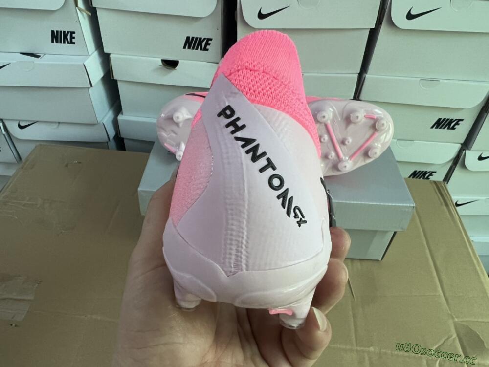 Men's Nike Phantom Luna Elite AG Artificial Grass Low-Tops Football Boots - Pink/Black/White