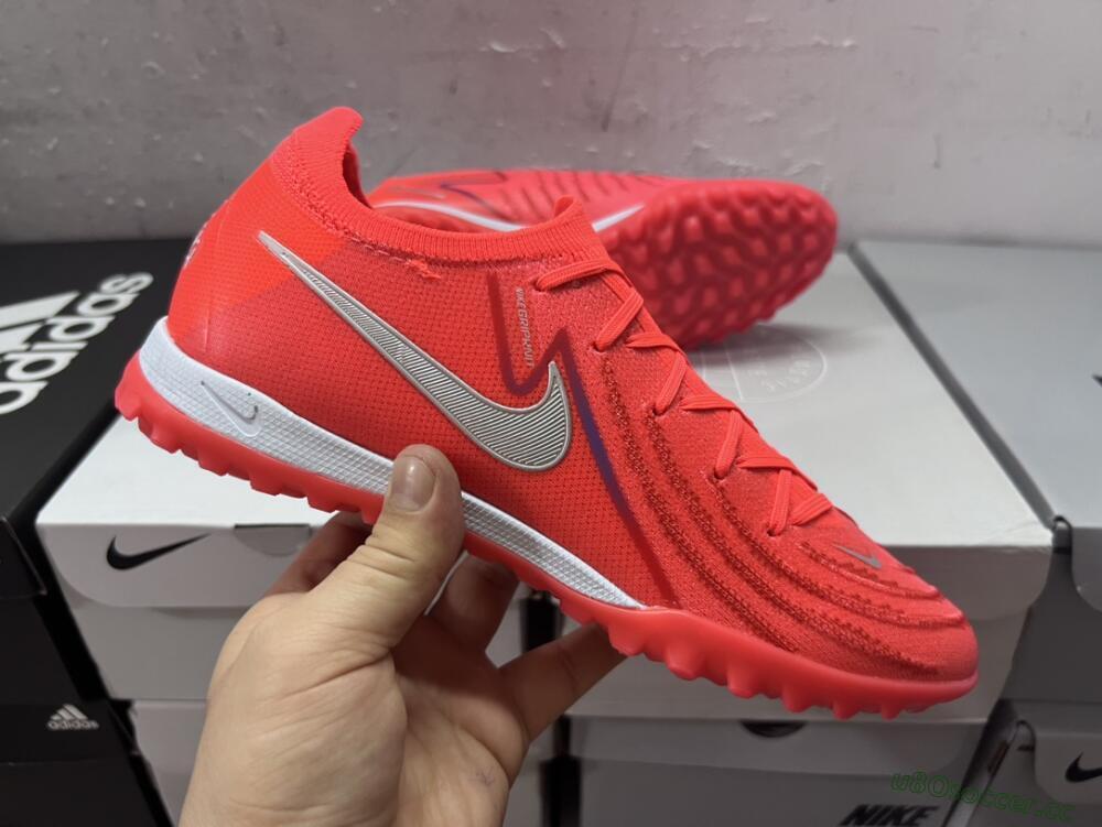 Men's Nike Phantom Luna 2 Elite TF Artificial Turf Low-Tops Football Shoes - Red/Black/Blue/White