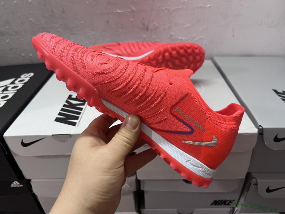 Men's Nike Phantom Luna 2 Elite TF Artificial Turf Low-Tops Football Shoes - Red/Black/Blue/White