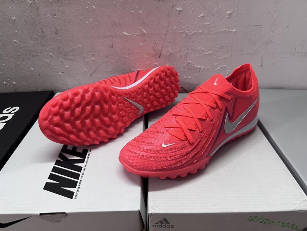 Men's Nike Phantom Luna 2 Elite TF Artificial Turf Low-Tops Football Shoes - Red/Black/Blue/White