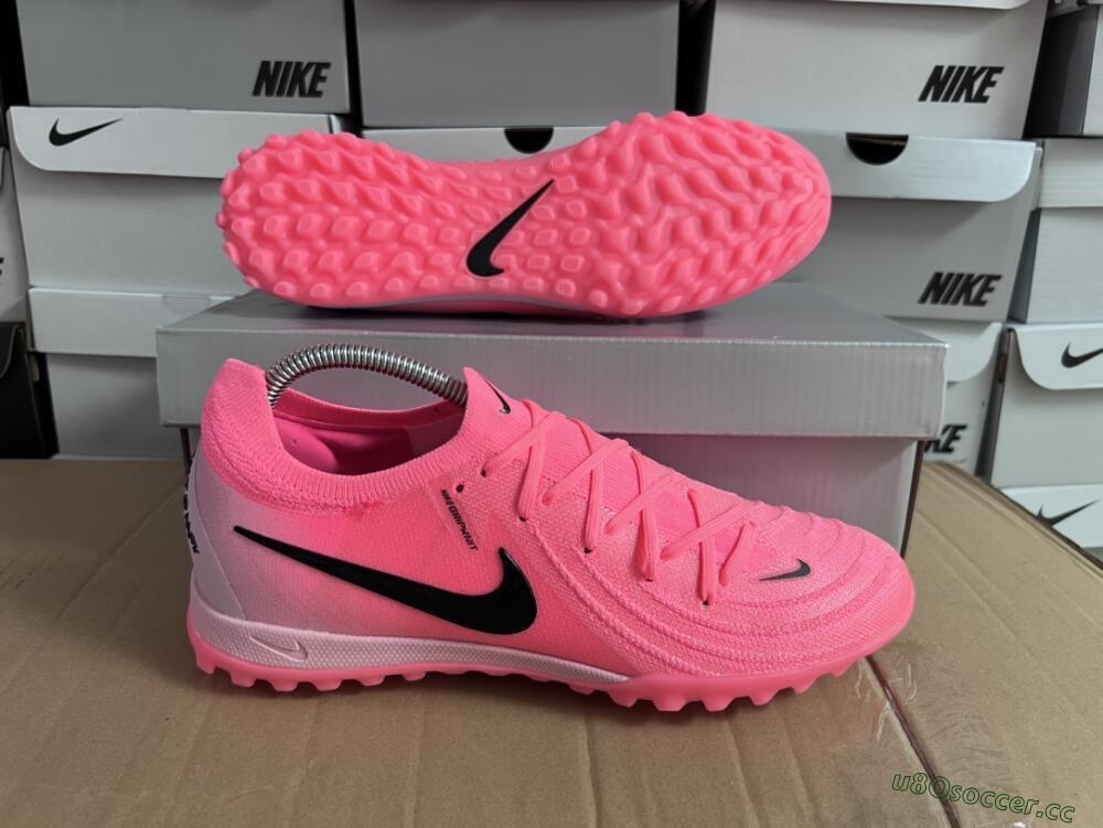 Unisex Nike Phantom Luna Elite TF Artificial Turf Low-Tops Football Shoes - Pink/Black