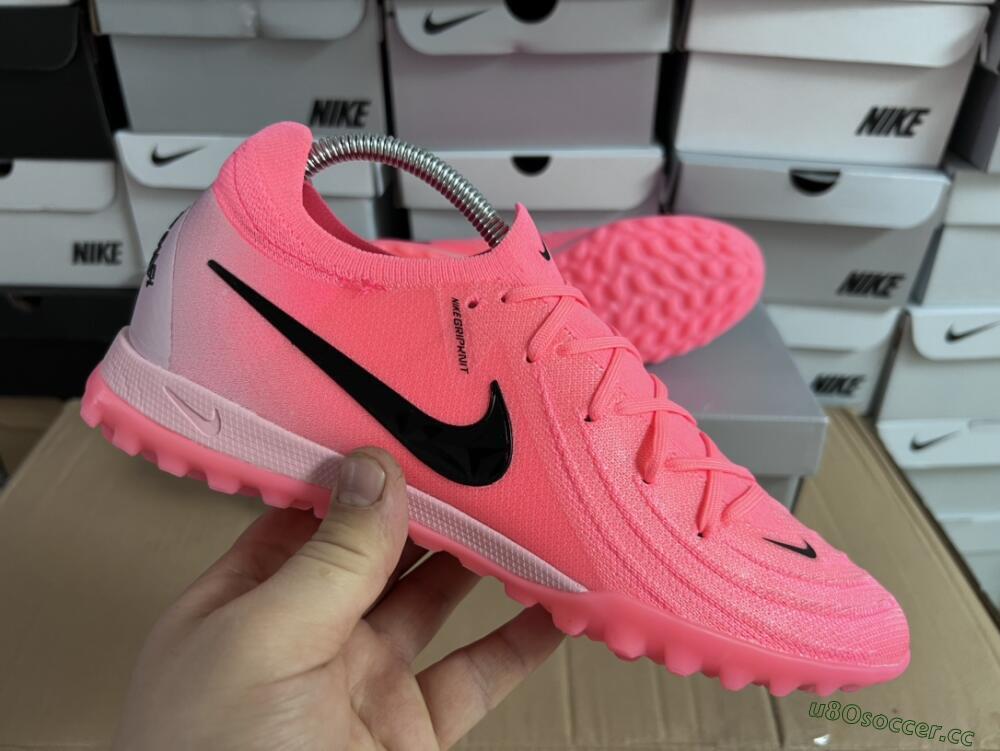 Unisex Nike Phantom Luna Elite TF Artificial Turf Low-Tops Football Shoes - Pink/Black
