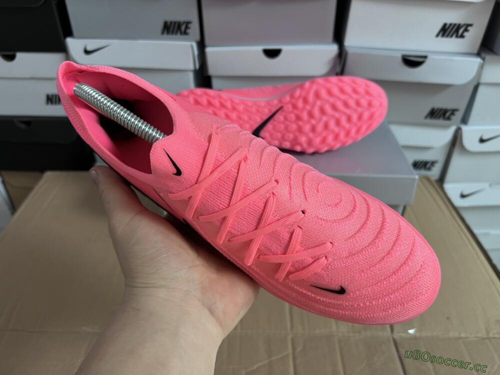 Unisex Nike Phantom Luna Elite TF Artificial Turf Low-Tops Football Shoes - Pink/Black