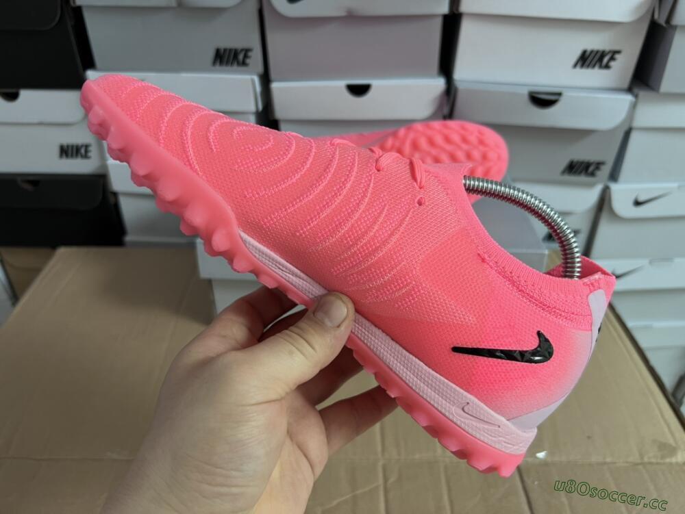 Unisex Nike Phantom Luna Elite TF Artificial Turf Low-Tops Football Shoes - Pink/Black