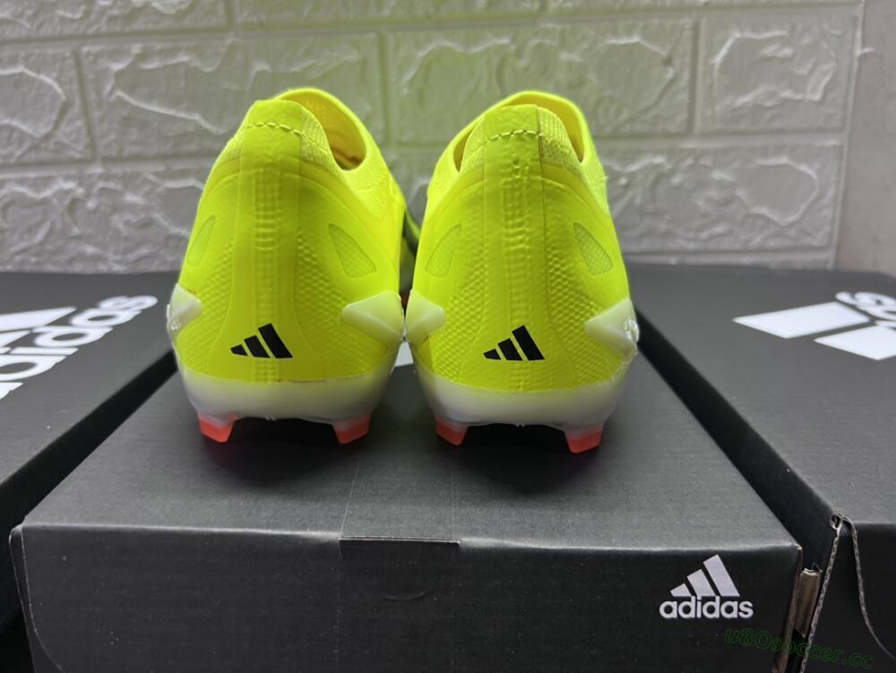 Men's Adidas X Crazyfast.1 FG Firm Ground Low-Tops Football Boots - Yellow/Black/Orange