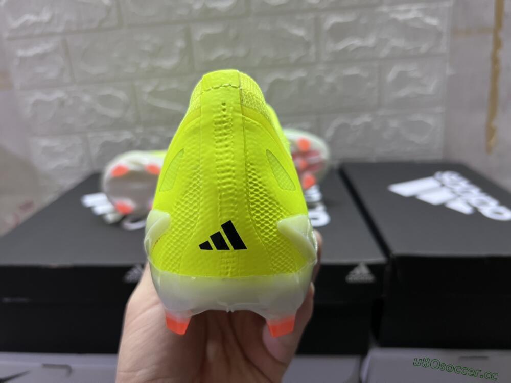 Men's Adidas X Crazyfast.1 FG Firm Ground Low-Tops Football Boots - Yellow/Black/Orange