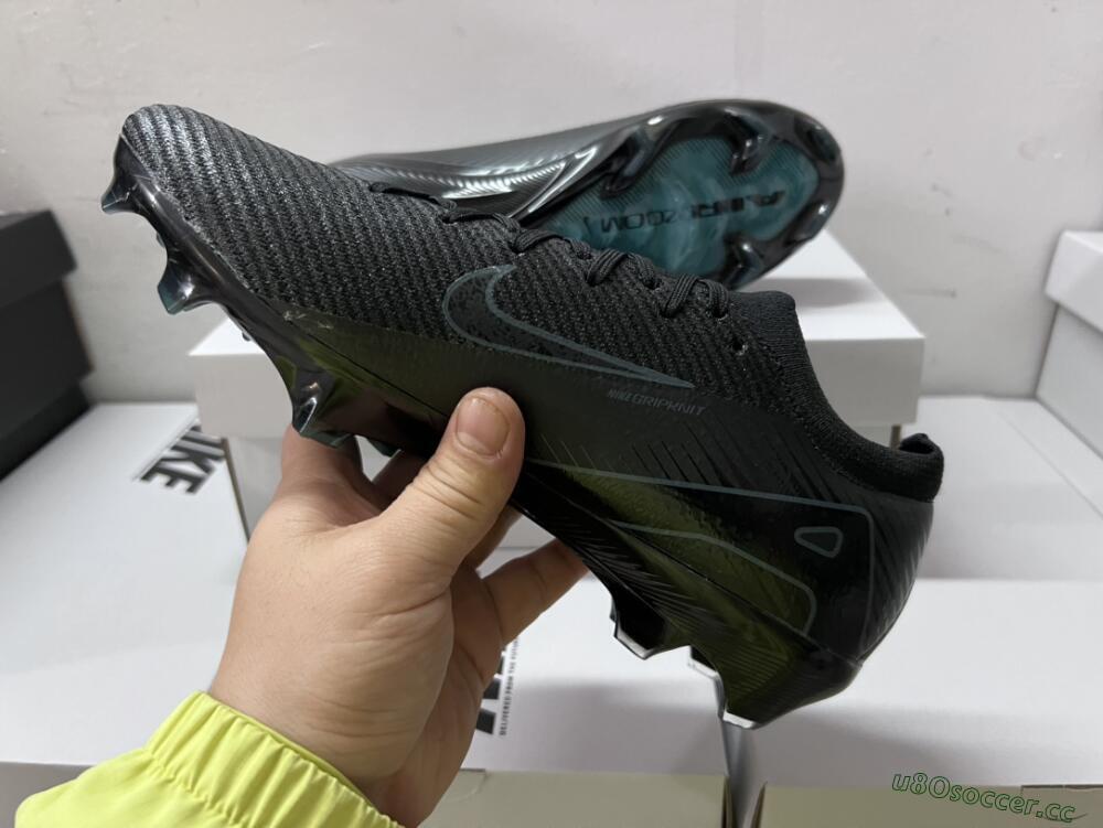 Men's Nike Air Zoom Mercurial Vapor 16 Elite FG Firm Ground Low-Tops Football Boots - Black/Blue/Jade