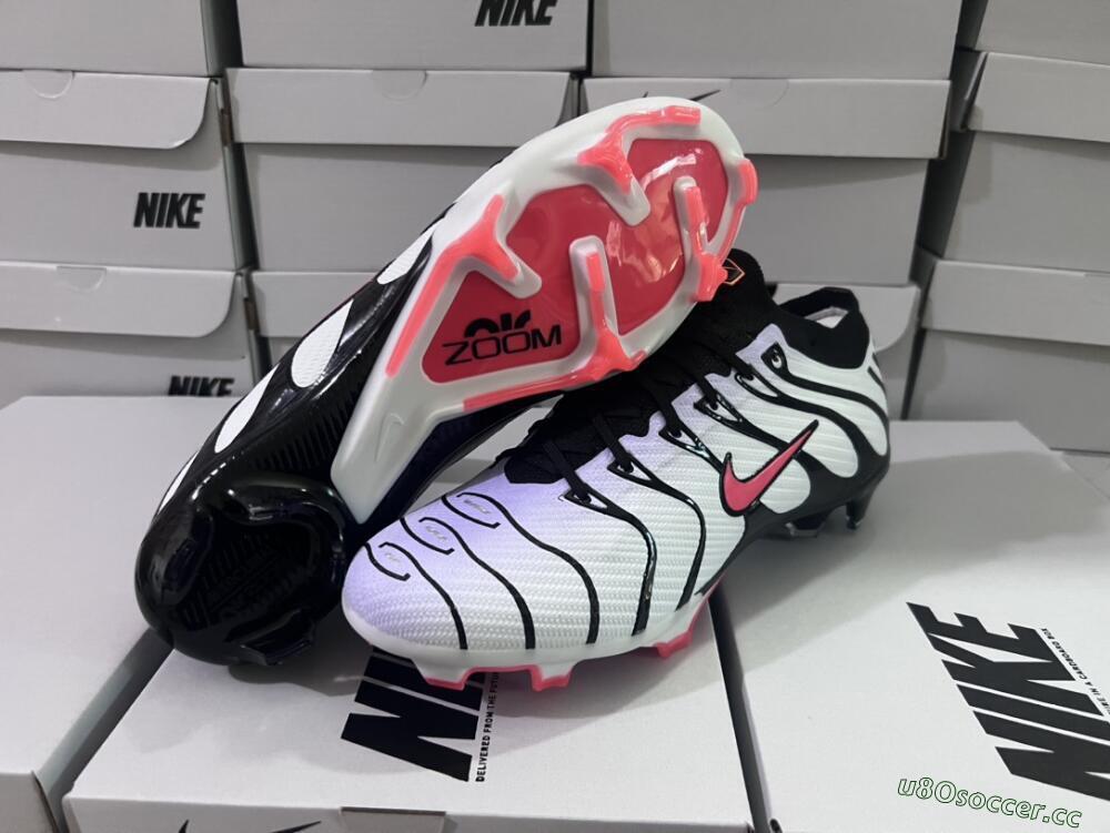 Men's Nike Air Zoom Mercurial Vapor 15 Elite FG Firm Ground Low-Tops Football Boots - White/Black/Red