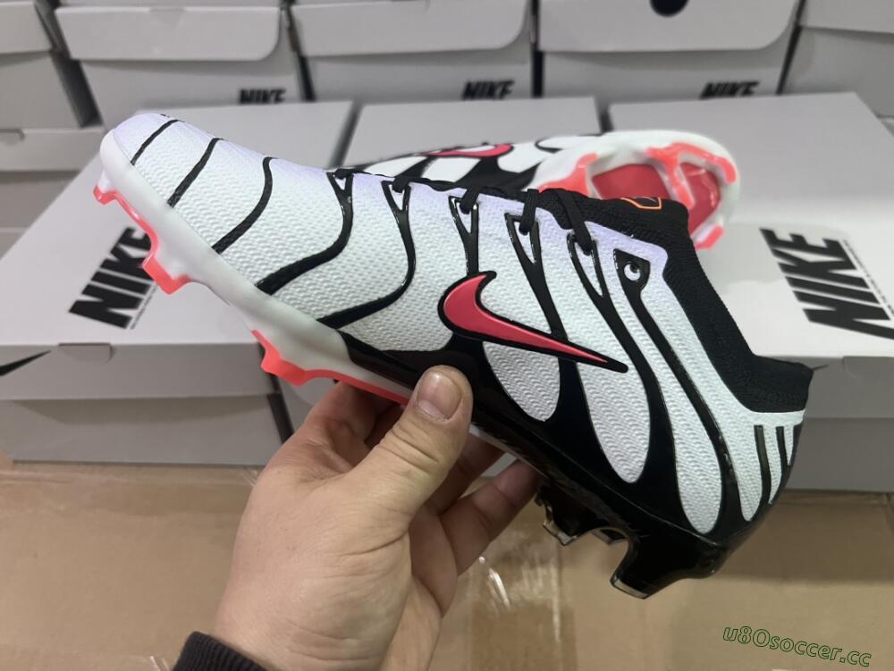 Men's Nike Air Zoom Mercurial Vapor 15 Elite FG Firm Ground Low-Tops Football Boots - White/Black/Red