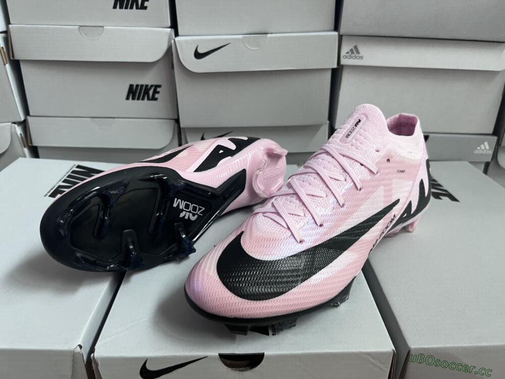 Unisex Nike Air Zoom Mercurial Vapor 15 Elite FG Firm Ground Low-Tops Football Boots - Purple/Black