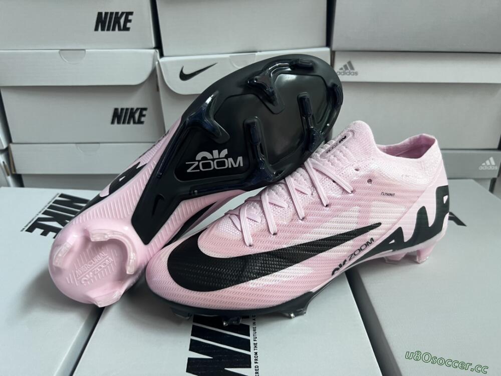 Unisex Nike Air Zoom Mercurial Vapor 15 Elite FG Firm Ground Low-Tops Football Boots - Purple/Black