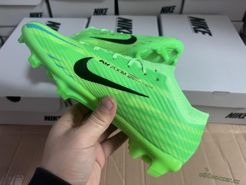 Unisex Nike Air Zoom Mercurial Vapor 15 Elite FG Firm Ground Low-Tops Football Boots - Green/Yellow/Black