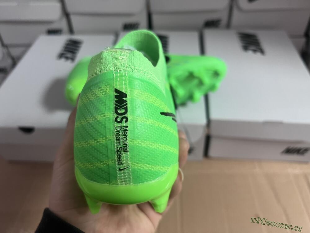 Unisex Nike Air Zoom Mercurial Vapor 15 Elite FG Firm Ground Low-Tops Football Boots - Green/Yellow/Black