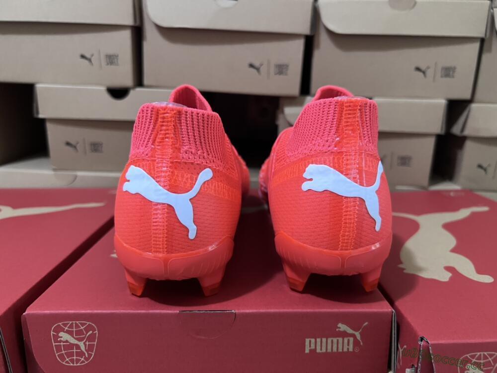 Men's Puma Future Ultimate FG Firm Ground Low-Tops Football Boots - Red/White/Black
