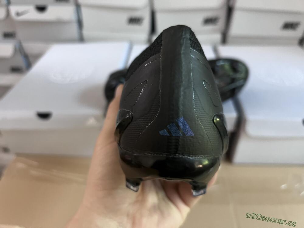 Men's Adidas X Speedportal .1 2022 World Cup FG Firm Ground Low-Tops Football Boots - Black/Blue