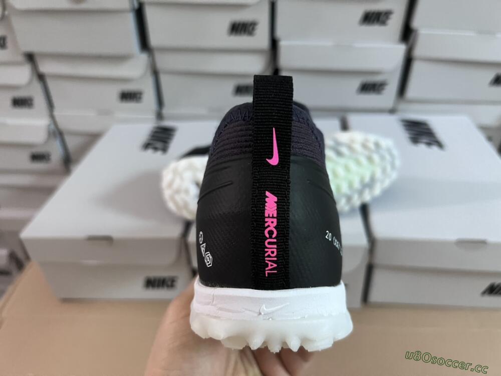 Unisex Nike Air Zoom Mercurial Vapor 15 Pro TF Artificial Turf Low-Tops Football Shoes - Black/Gold/White
