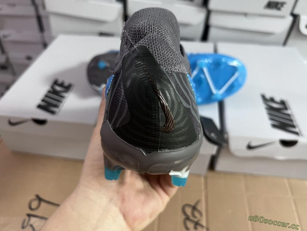 Unisex Nike Phantom GX Elite FG Firm Ground Low-Tops Football Boots - Blue/White/Black